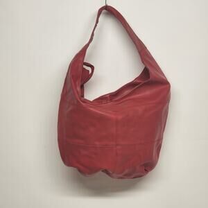 Bijoux Terner Women's Red Tote Bag PVC Shoulder Purse Large Zipper Pocket Vtg